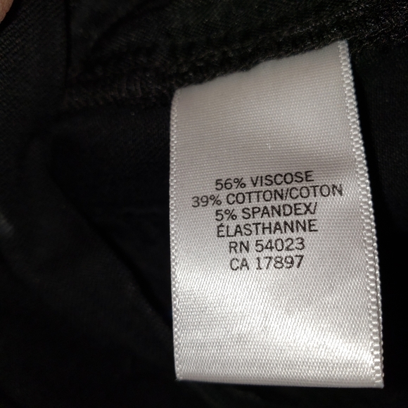 Banana Republic  Pant Sz 0 Black - Picture 4 of 6